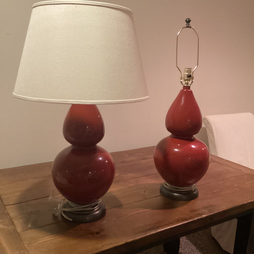 Robert Abbey Lamps (Pair) Only One Lamp Shade