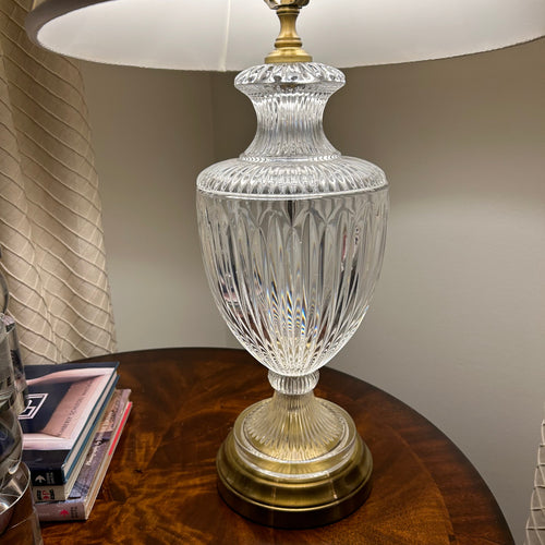 ON SALE Wildwood Crystal Lamp Round Base