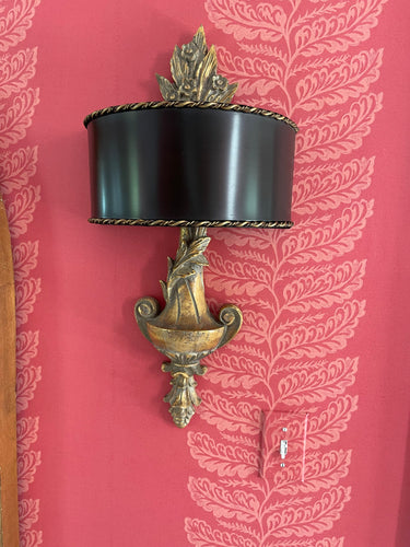 Black and Gold Sconces